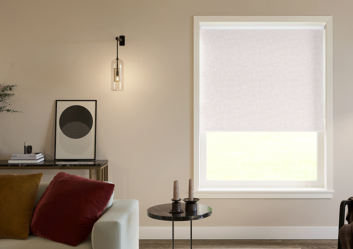 Ditsy Meadow, Chalk Pink - Twist&Fit Roller Blind - Image 3